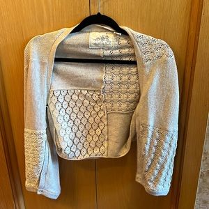 Super cute sweater cover up from Anthropologie